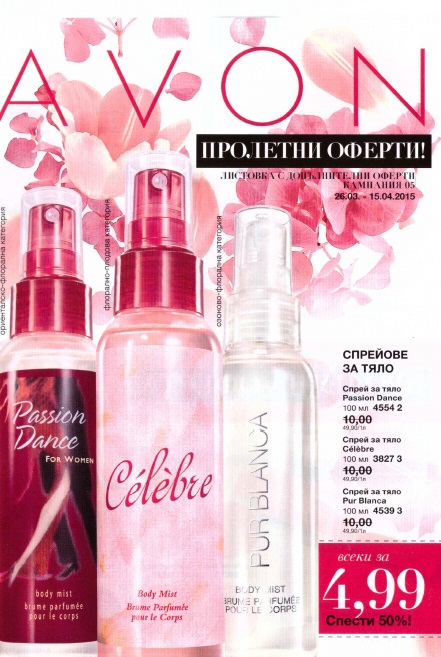 AVON спрейове